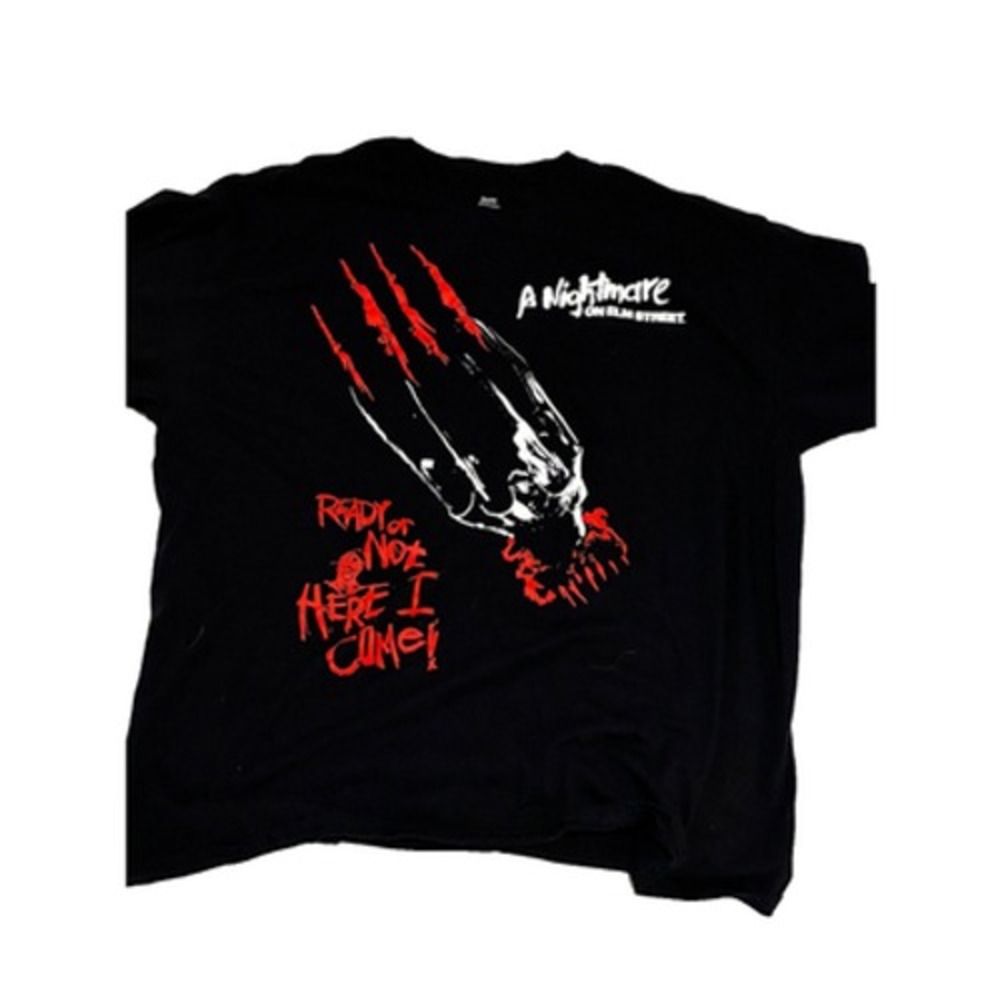 Freddie‎ Krueger Nightmare on Elm Street Ready Or Not Black t-shirt Men's XL